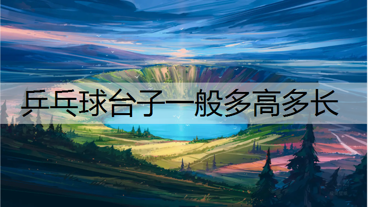 乒乓球台子一般多高多长